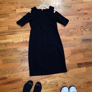 black MK dress